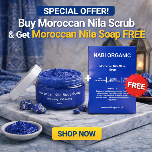 Moroccan Nila Body Sugar Scrub - Get Free Moroccan Nila Soap