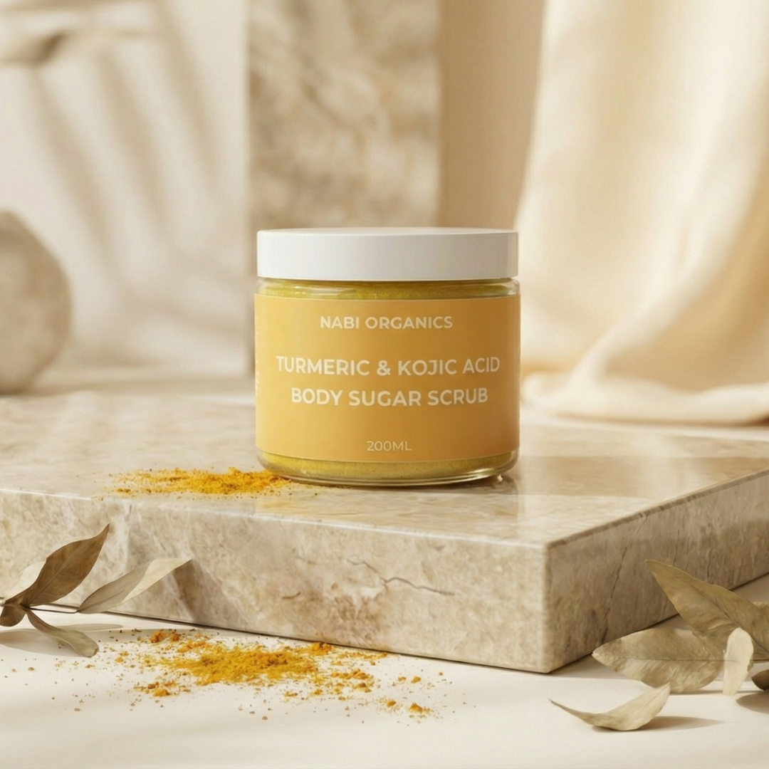 Turmeric & Kojic Acid Body Sugar Scrub